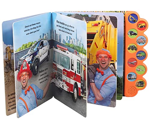 Blippi: Vehicles Are Awesome! (10-Button Sound Books)