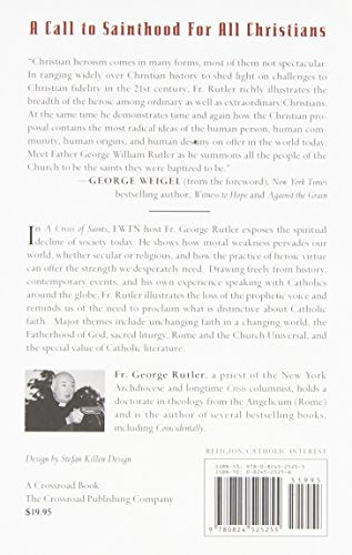 A Crisis of Saints: The Call to Heroic Faith in an Unheroic World — back cover