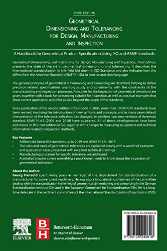 Geometrical Dimensioning and Tolerancing for Design, Manufacturing and Inspection: A Handbook for Geometrical Product Specification Using ISO and ASME Standards