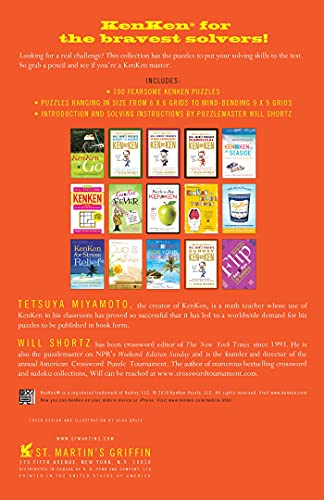 Will Shortz Presents the Big, Bad Book of KenKen: 100 Very Hard Logic Puzzles That Make You Smarter