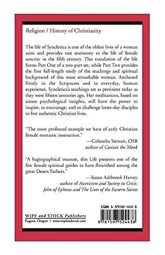 The Life and Regimen of the Blessed and Holy Syncletica, Part One: The Translation