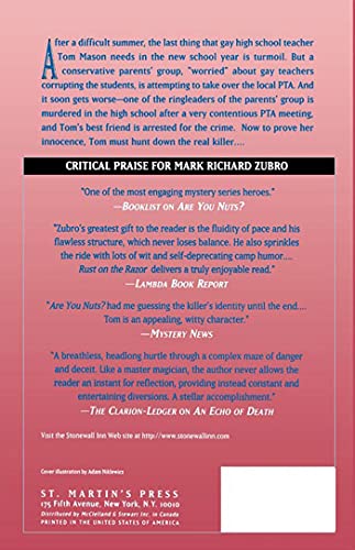 Are You Nuts? (A Tom & Scott Mystery) — back cover