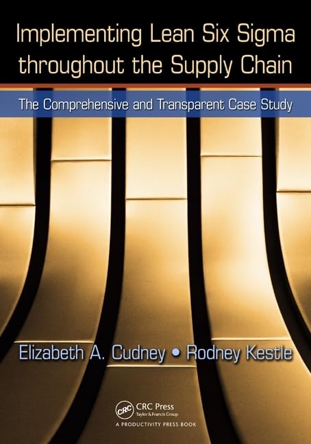 Implementing Lean Six Sigma throughout the Supply Chain