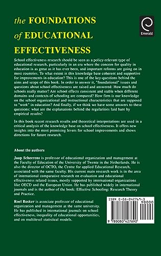 The Foundations of Educational Effectiveness
