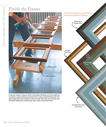 How to Make Picture Frames: 12 Simple to Stylish Projects from the Experts at American Woodworker (Fox Chapel Publishing) Matting, Mounting, Router Moldings, Table Saw Frames without Jigs, and More