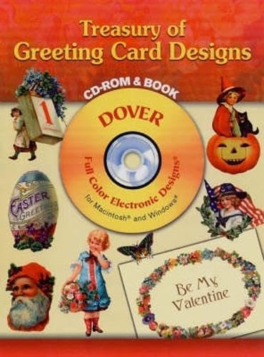 Treasury of Greeting Card Designs CD-ROM and Book (Dover Electronic Clip Art)