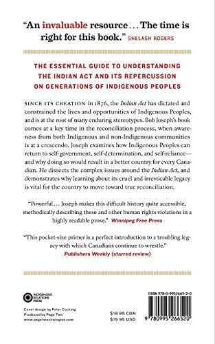 21 Things You May Not Know About the Indian Act: Helping Canadians Make Reconciliation with Indigenous Peoples a Reality