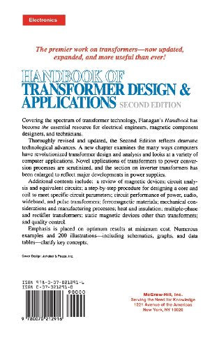 Handbook of Transformer Design and Applications