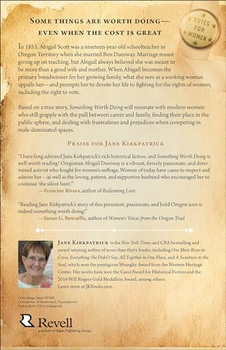 Something Worth Doing: A Novel of an Early Suffragist