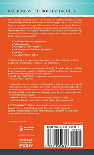Working with Problem Faculty: A Six-Step Guide for Department Chairs