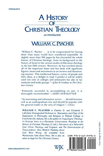 A History of Christian Theology: An Introduction