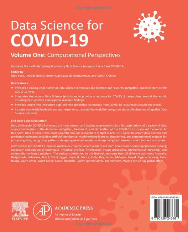 Data Science for COVID-19 Volume 1: Computational Perspectives