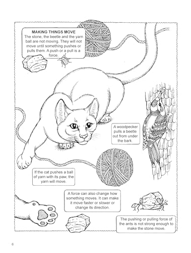 My First Book About Physics (Dover Science For Kids Coloring Books)