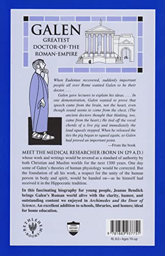 Galen and the Gateway to Medicine (Living History Library) b