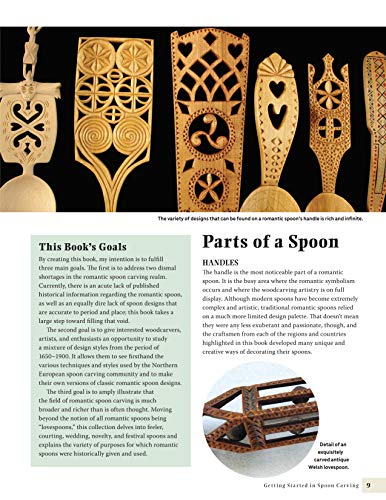 Great Book of Spoon Carving Patterns: Detailed Patterns and Photos for Decorative Spoons (Fox Chapel Publishing) Over 60 Designs for Romantic Lovespoons, Wedding Spoons, Courting Spoons, and More