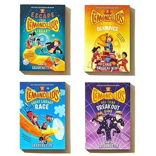 Mr. Lemoncello's Library Books 1-4 (Boxed Set) by Grabenstei