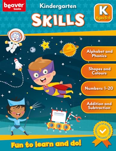 Head Start Skills Workbooks: Ages 5-6 - Kindergarten Prep with Sticker Sheet (Kindergarten Workbook)