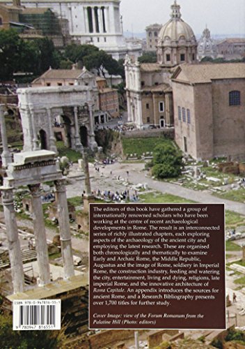 Ancient Rome: The Archaeology of the Eternal City (Oxford University School of Archaeology Monograph)