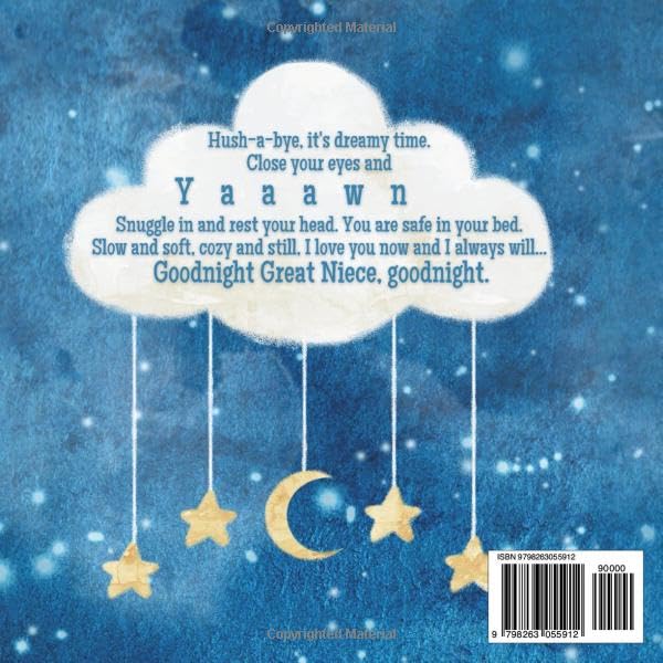 Goodnight Great Niece: A Heartwarming Bedtime Story for Great Nieces with Gentle Rhymes, Cozy Nighttime Imagery, and a Loving Great Aunt or Uncle ... Perfect for Babies, Toddlers, and Young Girls