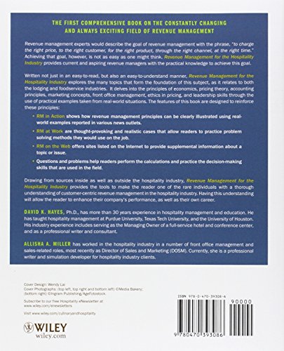 Revenue Management for the Hospitality Industry — back cover