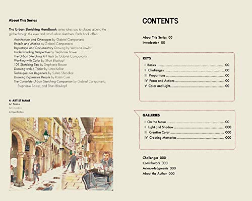Urban Sketching Handbook Drawing Expressive People: Essential Tips & Techniques for Capturing People on Location (Urban Sketching Handbooks, 12) (Volume 12)