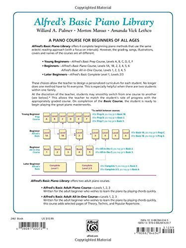Alfred's Basic Adult Piano Course: Lesson Book Level 2 - Partitions