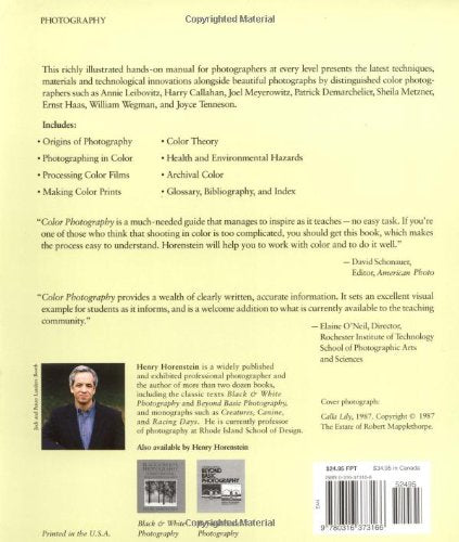 Color Photography: A Working Manual by Horenstein, Henry