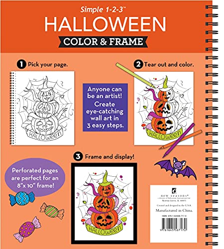 Color & Frame - Halloween (Coloring Book)