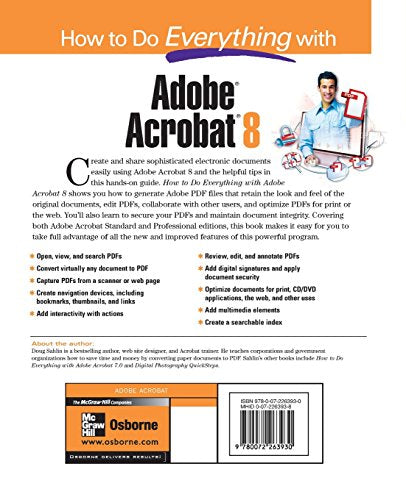 How to Do Everything with Adobe Acrobat 8