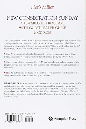 New Consecration Sunday: Stewardship Program and Guest Leader Guide