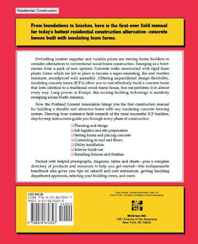 Insulating Concrete Forms Construction Manual
