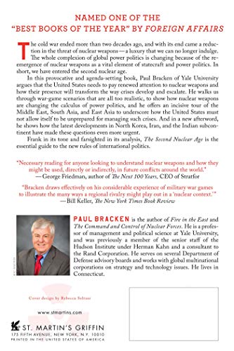 The Second Nuclear Age: Strategy, Danger, and the New Power Politics — back cover