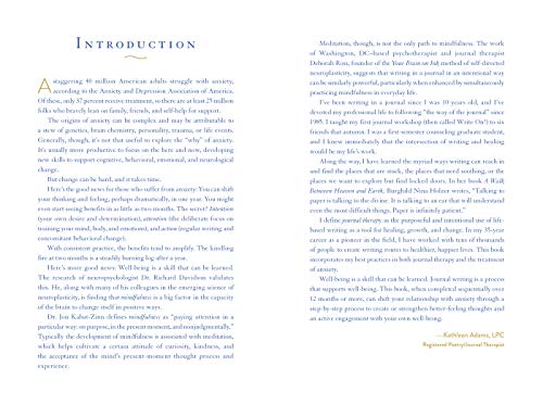 Journal Therapy for Calming Anxiety: 366 Prompts to Help Reduce Stress and Create Inner Peace (Volume 1)