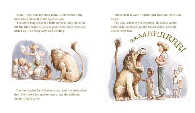 Library Lion — back cover