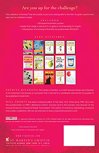 Will Shortz Presents Terrifying KenKen: 100 Very Hard Logic Puzzles That Make You Smarter