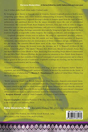 Impossible Desires: Queer Diasporas and South Asian Public Cultures (Perverse Modernities: A Series Edited by Jack Halberstam and Lisa Lowe)