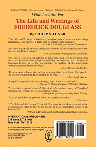 Life and Writings of Frederick Douglass Supplementar (Life & Writings of Frederick Douglass) VOL. 5