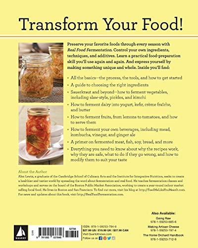 Real Food Fermentation: Preserving Whole Fresh Food with Live Cultures in Your Home Kitchen