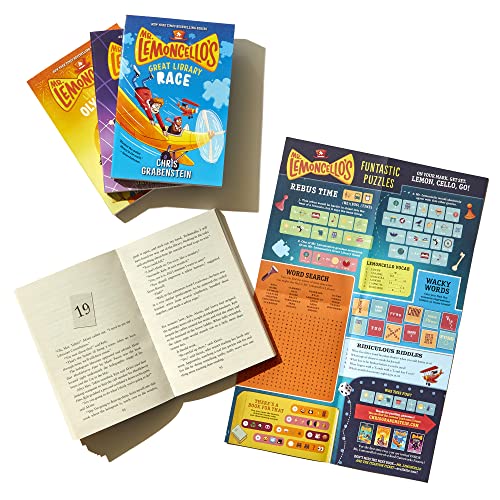 Mr. Lemoncello's Library Books 1-4 (Boxed Set) by Grabenstei
