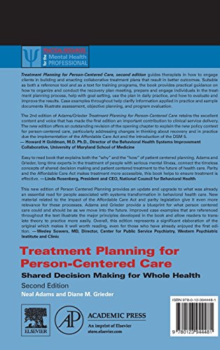 Treatment Planning for Person-Centered Care: Shared Decision Making for Whole Health (Practical Resources for the Mental Health Professional)