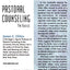 Pastoral Counseling: The Basics