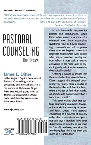 Pastoral Counseling: The Basics