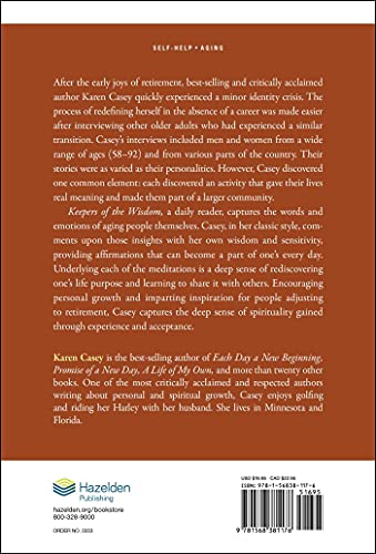 Keepers of the Wisdom: Reflections from Lives Well Lived (Hazelden Meditations)