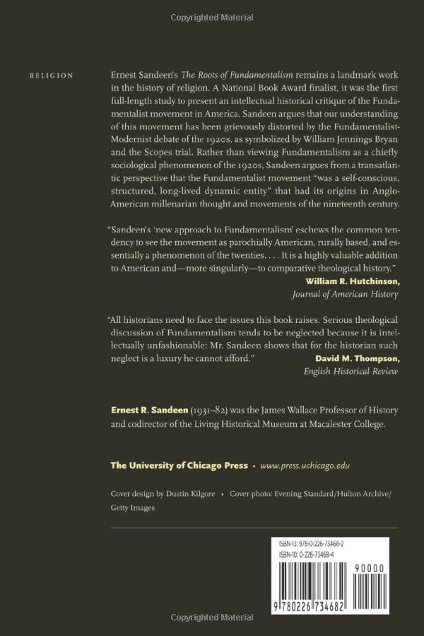 The Roots of Fundamentalism: British and American Millenarianism, 1800-1930