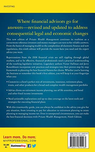 Private Wealth Management: The Complete Reference for the Personal Financial Planner, Ninth Edition