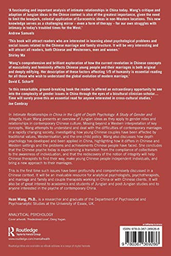 Intimate Relationships in China in the Light of Depth Psychology: A Study of Gender and Integrity