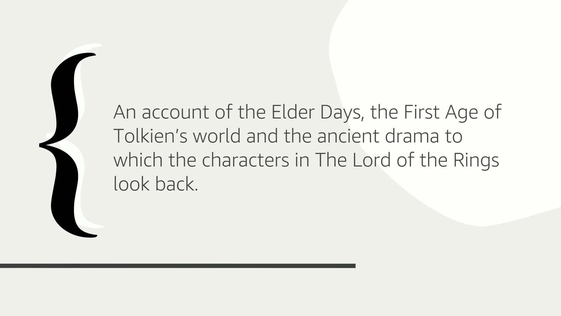 The Silmarillion