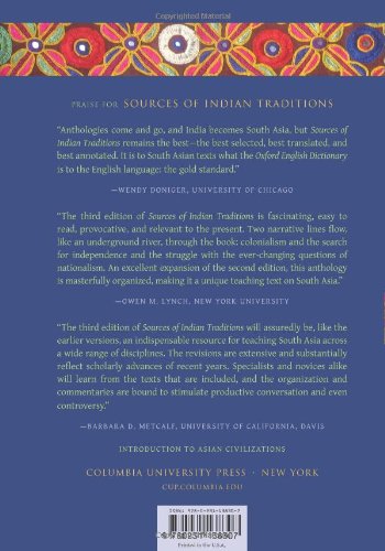 Sources of Indian Traditions: Modern India, Pakistan, and Bangladesh (Introduction to Asian Civilizations)
