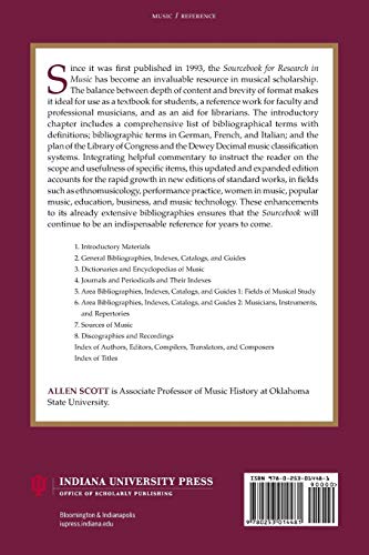 Sourcebook for Research in Music, Third Edition