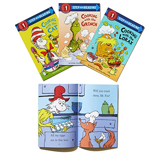 Cooking with Dr. Seuss Step into Reading 4-Book Boxed Set: Cooking with the Cat; Cooking with the Grinch; Cooking with Sam-I-Am; Cooking with the Lorax